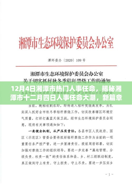 湘潭市经济委员会人事任命启动，助力地方经济高质量发展的新篇章